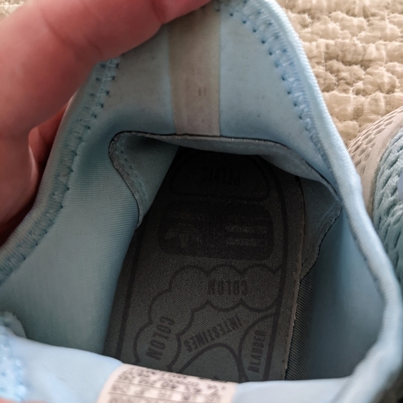 ADIDAS Pharrell Williams Hu Tennis Shoes Light Blue Mens 7 - Picture 3 of 7